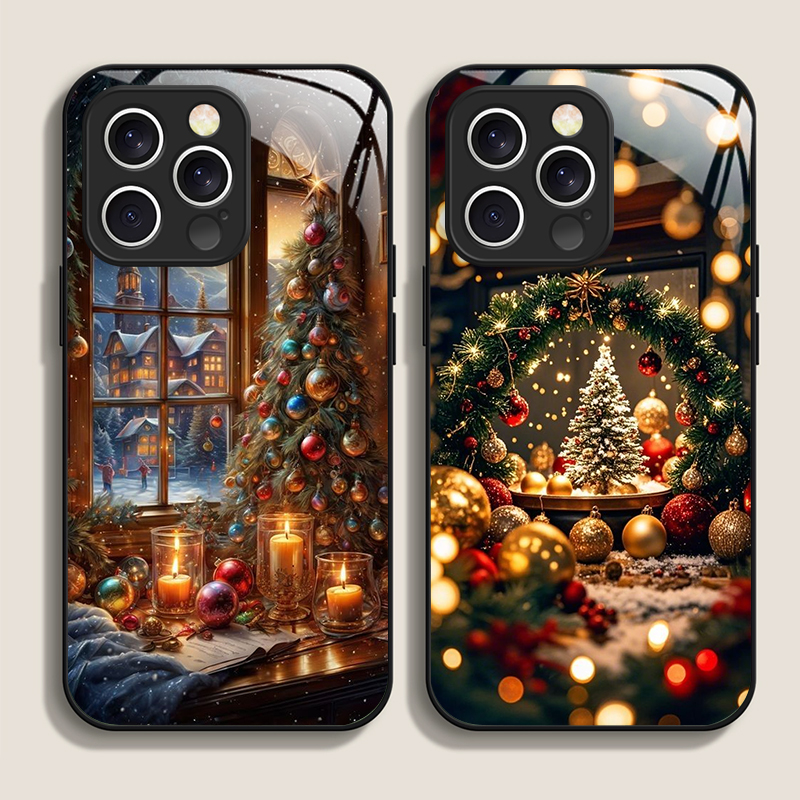 Phone Cases Xr Iphone - Regalo del árbol de Navidad paisaje
