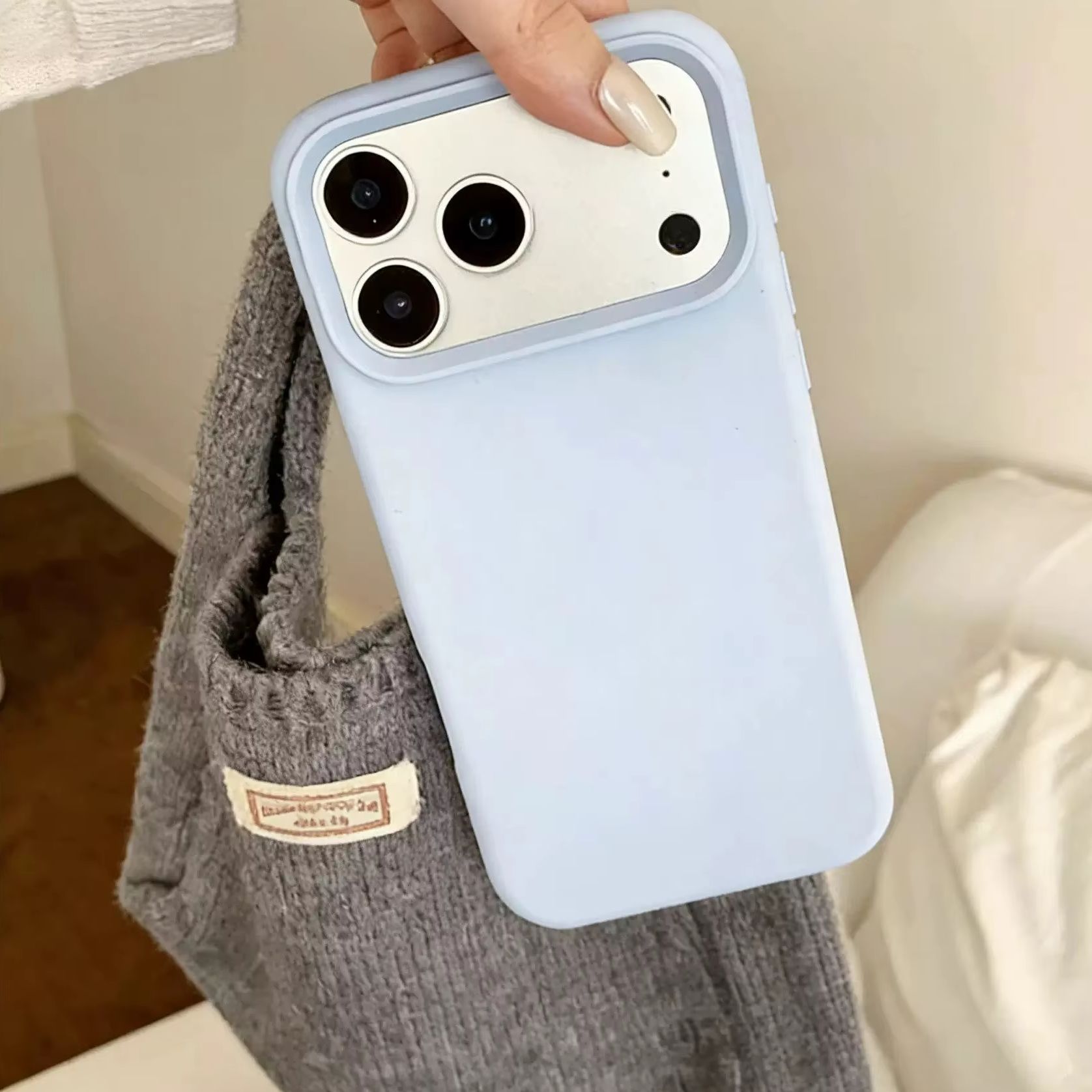 Funda minimalista de color sól - Phone Cases Iphone 13 reseña y precio